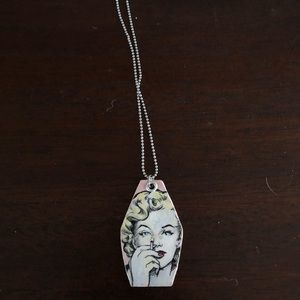 One of a kind Marilyn Monroe necklace.